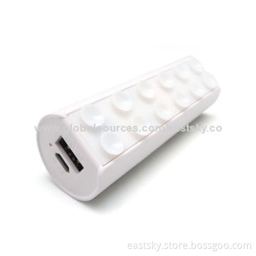Elegant power bank charger, 2200mAh, LED light box design